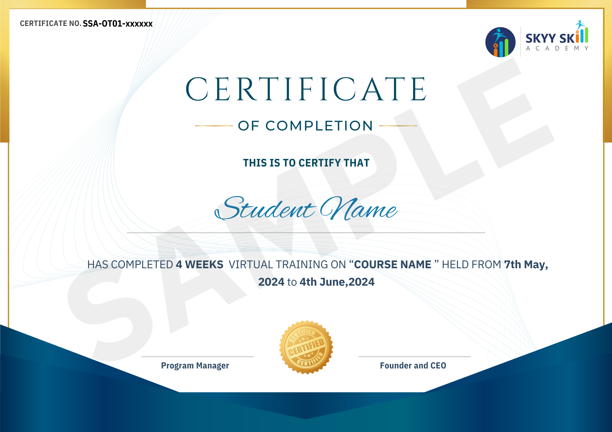 SkyySkill Drone Development Certification